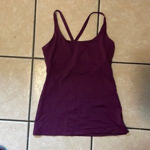 Montiel cross back fitted tank top
